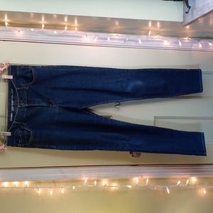 Women's Old Navy Super skinny mid rise basic blue size 8